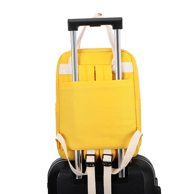 

Cross-border Factory 2019 New Oxford Fabric Waterproof Mommy Bag Shoulder Mummy Bag Backpack Foreign Trade Baby Bags For Mom Out