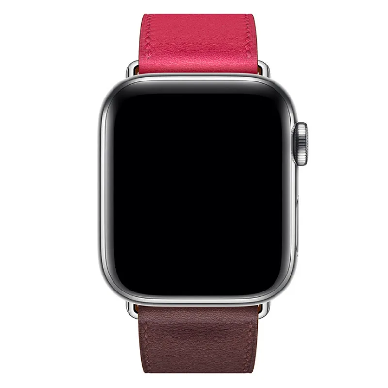 Для Apple Watch Series 4 iWatch ремешок 40 44 мм для часов из натуральной кожи 2 3 браслет 38 42