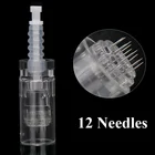 50 шт. 12pin картридж для тату вращающиеся иглы электрическая автоматическая микро игла для коррекции бровей подводка для глаз MYM Наконечник иглы байонет