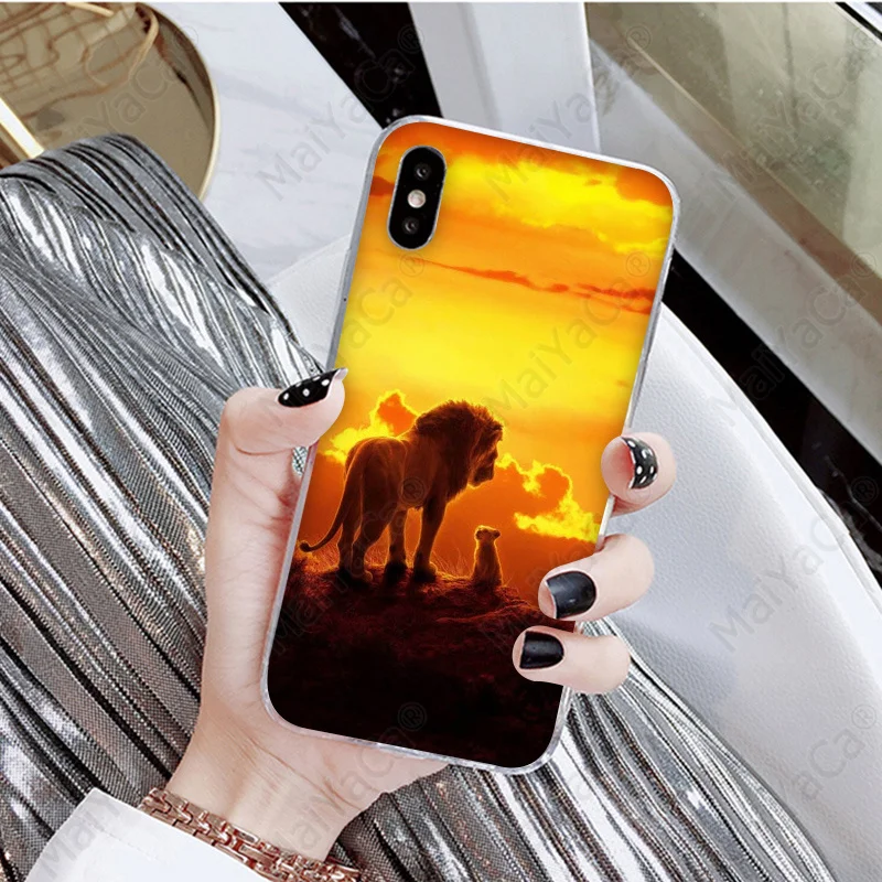 A8 MaiYaCa для iphone 11 pro max чехол Король Лев мягкий силиконовый TPU чехол для телефона для Apple iphone 7 8 6 6S Plus X XS MAX 5 5S SE XR - Цвет: A8