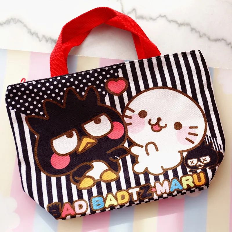 Мультяшная Hello Kitty Melody Cinnamoroll pompomprin Dog Холщовая Сумка для покупок женская сумка на плечо Детская сумка для обеда Эко сумка-тоут