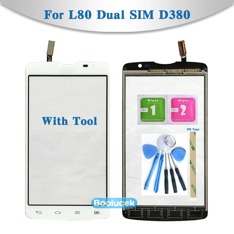 Высокое Качество 5 0 &quotдля LG серии III L80 D373 и Dual SIM D380 сенсорный экран дигитайзер