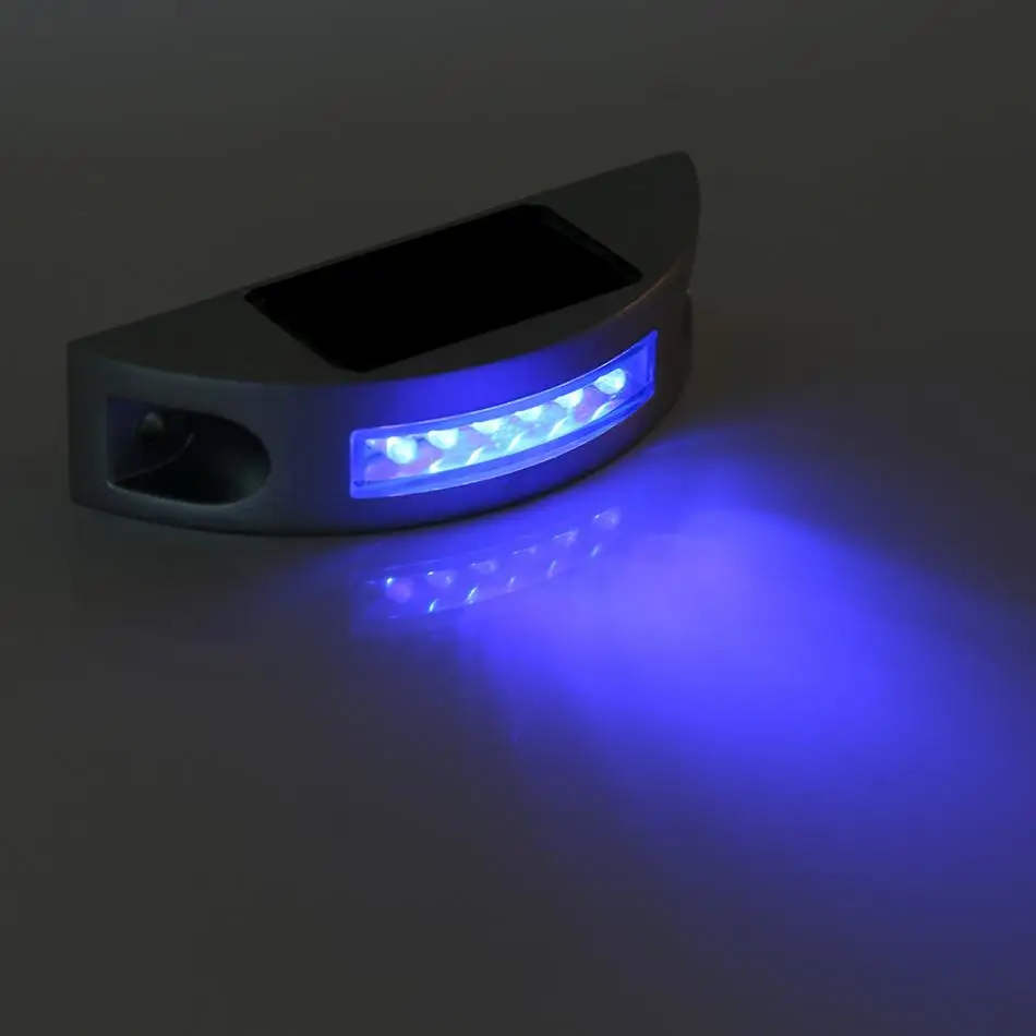 Литой Алюминиевый Солнечный свет 6 LED наружная лампа Водонепроницаемая Дорога