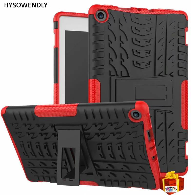 

HYSOWENDLY Tablet Case For Amazon Fire HD8 2017 8.0''inch Cases Armor Rugged Hybrid Hard PC+Soft TPU Ultra Slim Protection Cover