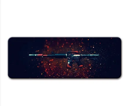 Большой игровой коврик для мыши CS GO 80X30 см, игровой коврик для мыши grande Hyper beast CSGO gamer, игровой коврик для мыши с пистолетом