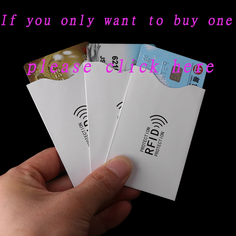 5 шт./упак. карты МИНДЕР с функцией блокировки RFID кредитной карты держатель Porte Carte Чехлы для кредитных карт Id банковская карта чехол Визитница идентичность