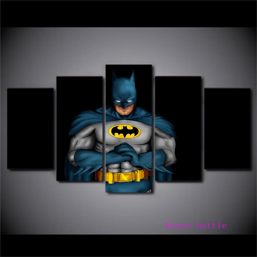 Бэтмен комиксы Лига Справедливости 5 шт. холст картина печать гостиная домашний
