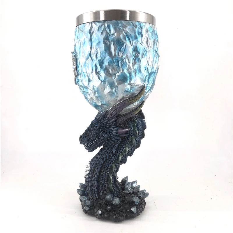 Кофейные кружки Dragon Stark из нержавеющей стали чашки смолы и Креативные 3D пивные