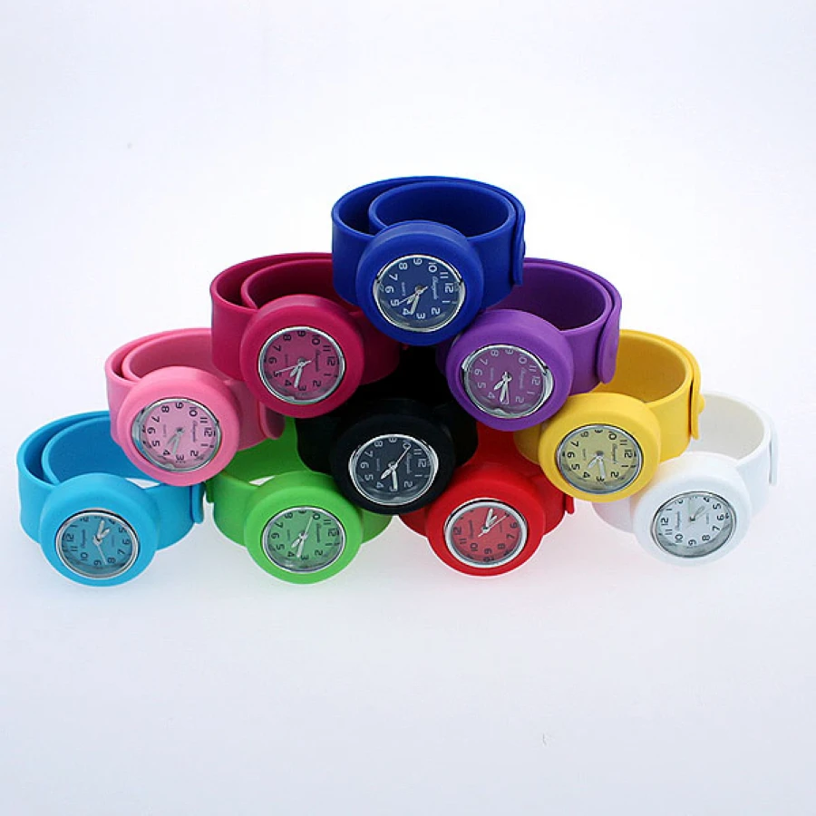 Часы наручные унисекс с силиконовым каучуком 10 цветов | Наручные часы