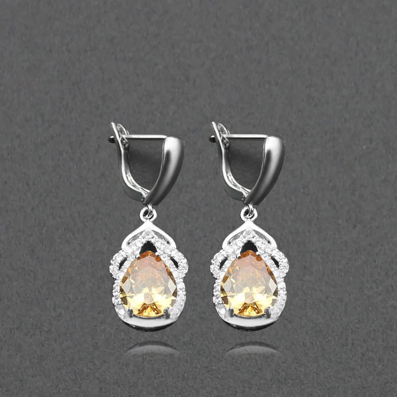 Горячая Распродажа серебряный цвет 925 логотип капля свадебный подарок для женщин