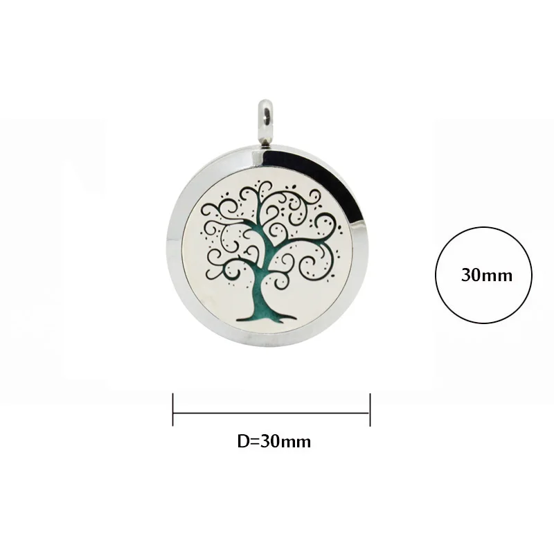 Чокер магнит эфирное масло медальон ювелирные изделия 316L ароматерапия из