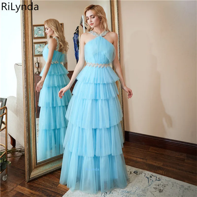 New Arrival Long Prom Dresses Luxury Beaded Top Tank Sleeveless Crystals Satin Formal Evening Dress Party Gown Custom | Свадьбы и