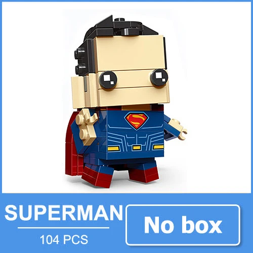 Super Boy B no box Бэтмен Супермен Чудо-Женщина фигурка-конструктор Джокер игрушки Совместимые мини блоки фигурка экшн супер куклы-герои фильм подарок для мальчиков друзей - Цвет: Super Boy B no box
