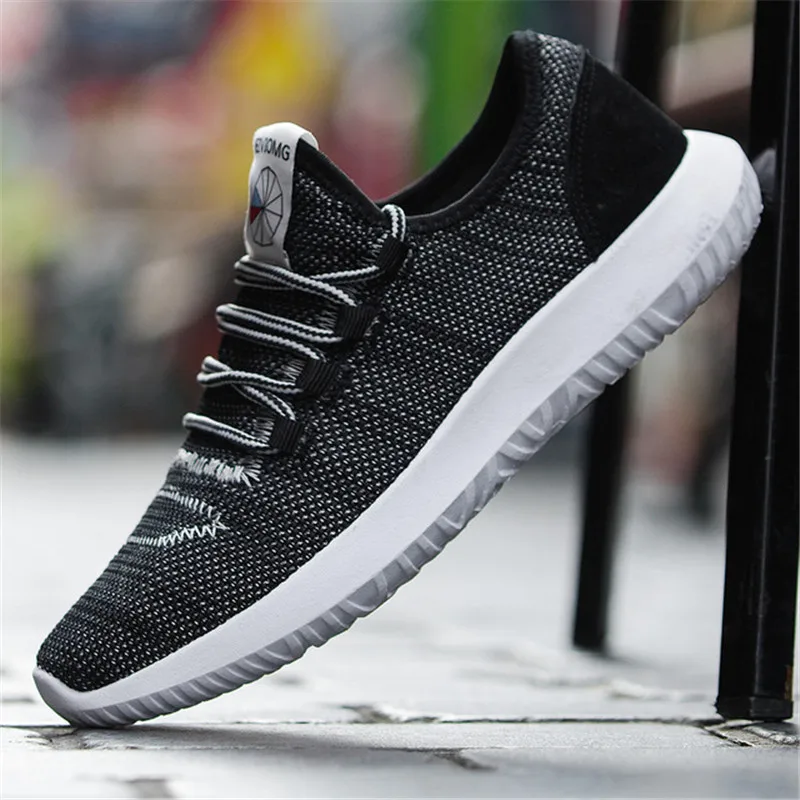 Big Size Mesh Men Casual Shoes Lac Lightweight Comfortable Breathable outdoor Walking Sneakers Tenis Feminino Zapatos | Обувь