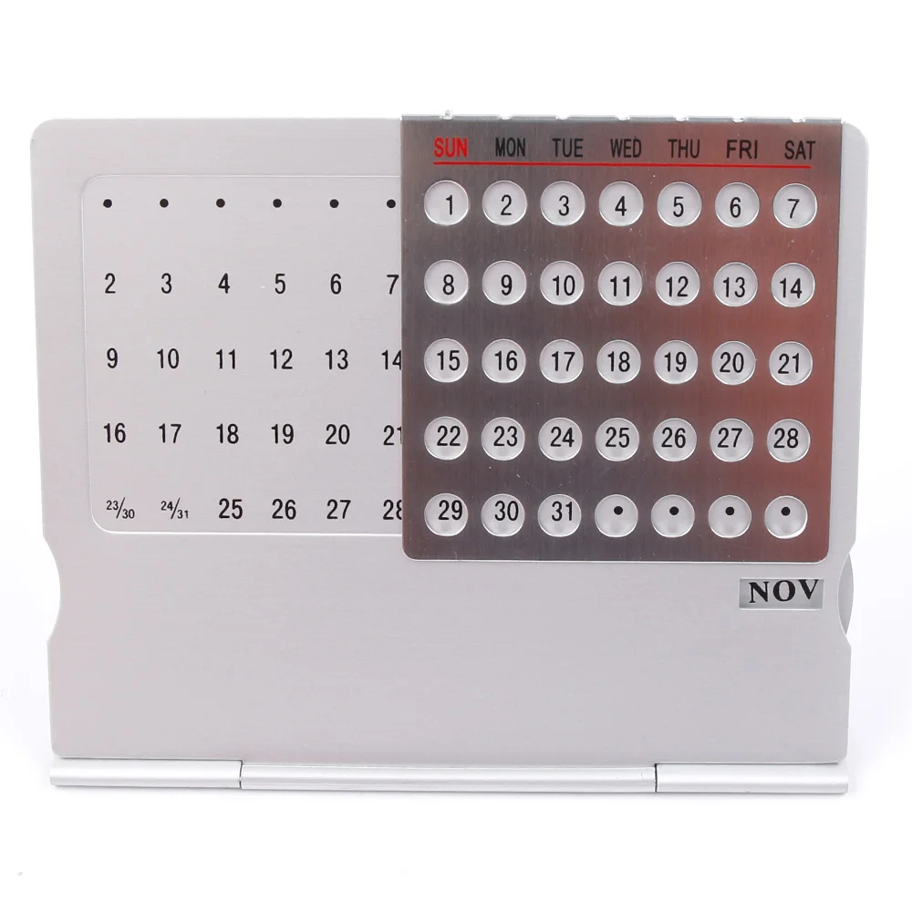 

Super Perpetual Unique Adjustable Desk Calendar Office Supplies Hand Set DIY