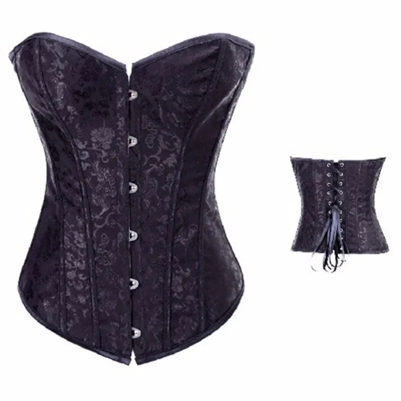 Джинсы Женские оптом Корсеты Бесплатная Доставка Моды Цветочные Дамы Синий Overbust