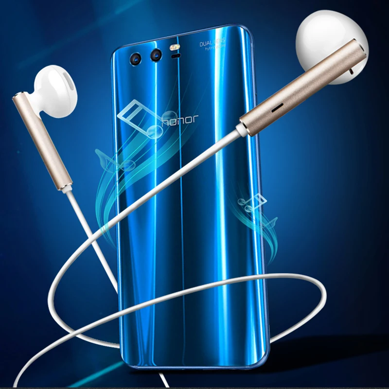 Оригинальные наушники HUAWEI Honor, металлический наушник+ микрофон, регулятор громкости 3,5 мм, AM116 для P8 P8Lite P9 Lite P10 Plus mate 7 8 9 lite10