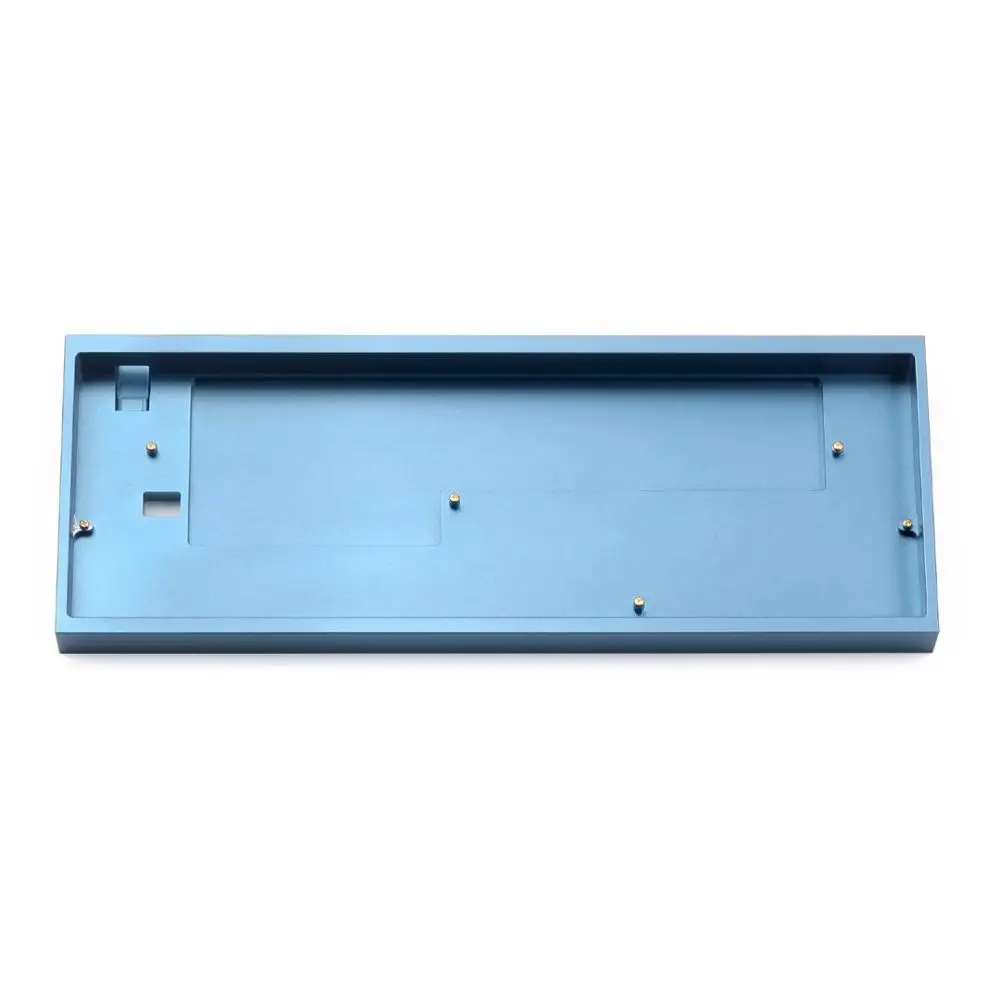 BLUE case Полностью собранная клавиатура TOFU 60% с переключателями DZ60 PCB kailh box с вишневыми стабилизаторами без колпачков - Цвет: BLUE case