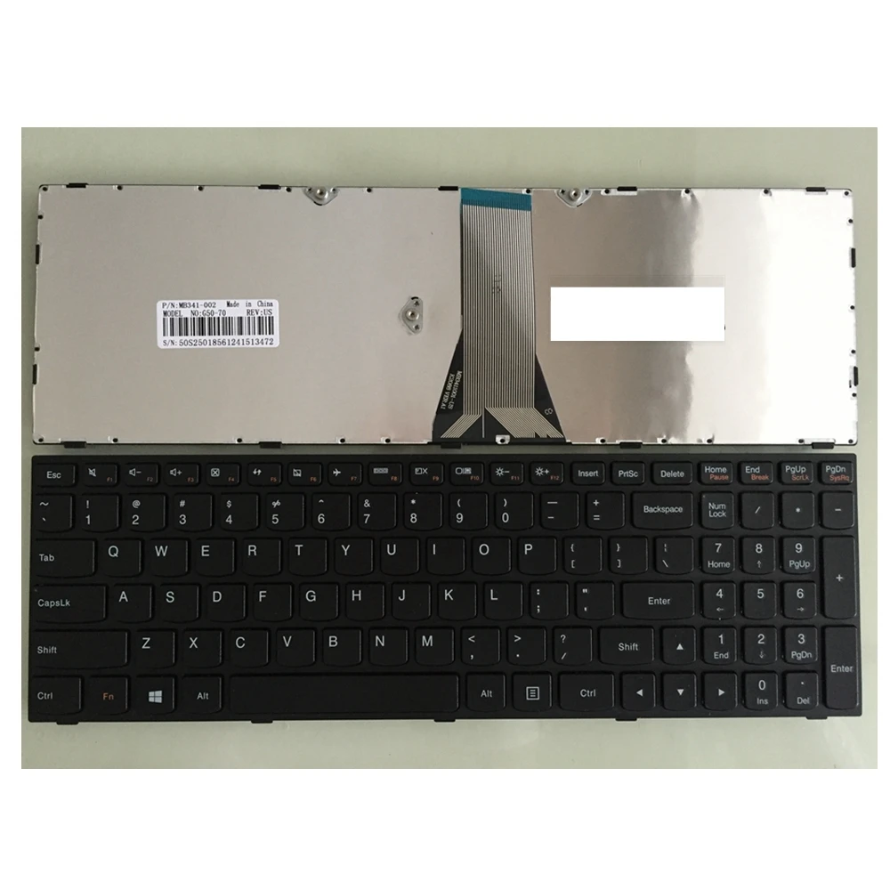Черная новая английская запасная Клавиатура для ноутбука Lenovo G50 70 B50 45 Z50 B50|laptop