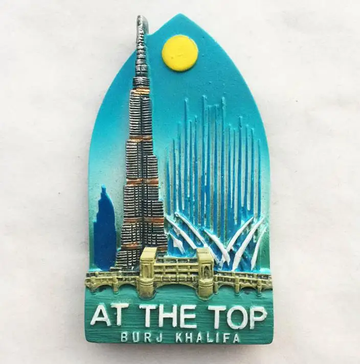 1 шт. красивые 3D Дубай сувениры для путешествий Бурдж Халифа башня знаковые