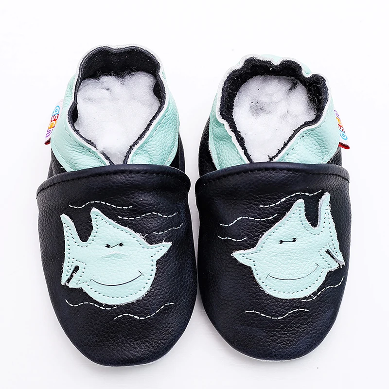 Детские мокасины Gsch для девочек и мальчиков мягкая кожаная обувь начинающих