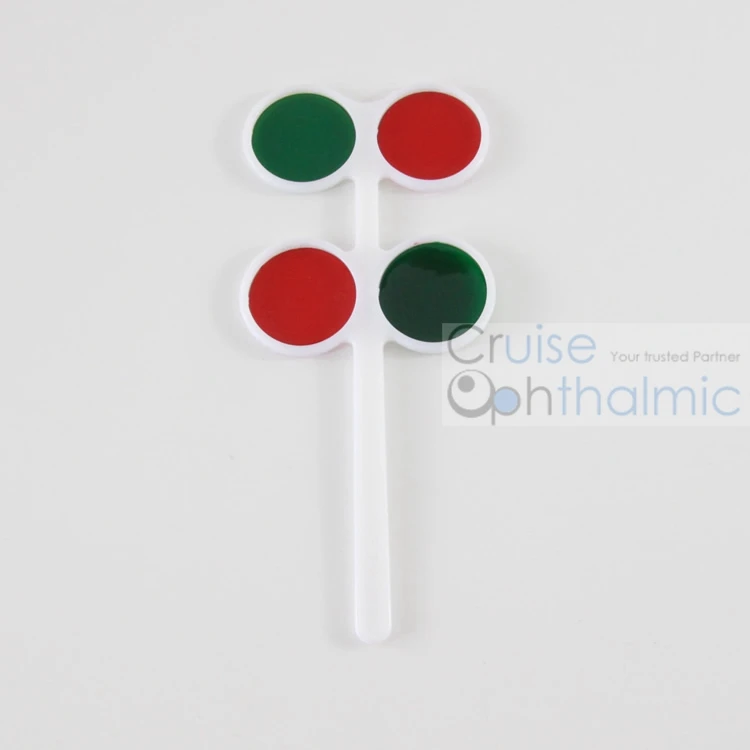 Премиум фиксированная пластиковая оптометрия | Зеленый или красный тестер ||tester