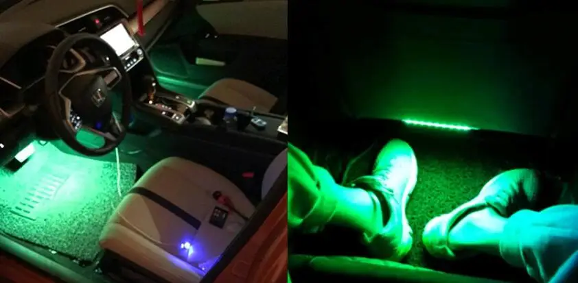 4 шт./et 7 цветов водить автомобиль Подсветка салона для mercedes c180 C200 C280 E200 E300 ML350 w230 W210