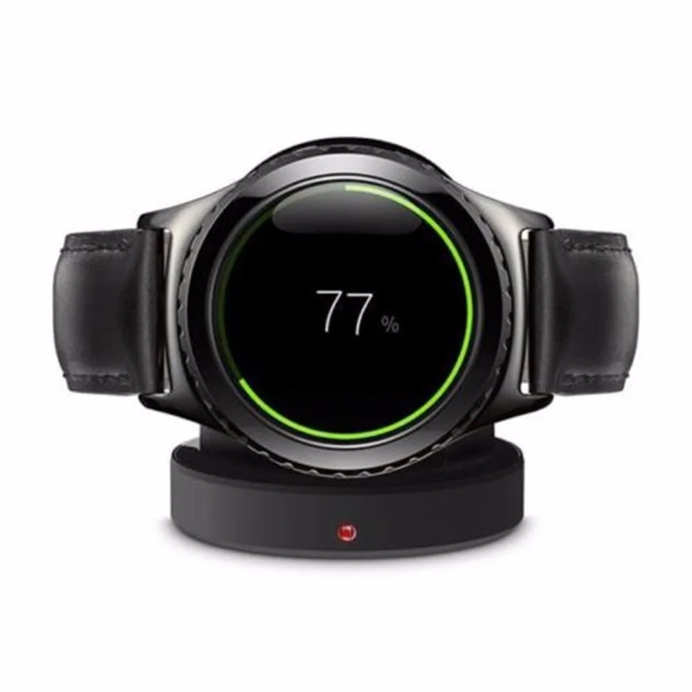 Черная USB зарядная док-станция с кабелем для Samsung Gear S2 Classic SM-R732 | Электроника