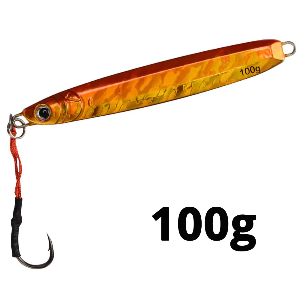 100g-1 KastKing 100 г 150 г приманка для морской рыбалки с одним крюком, 4 цвета, Морская Лодка, жесткая металлическая приманка для рыбалки - Цвет: 100g-1