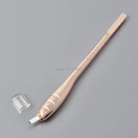 chuse m66 microblading pen 16 u shape disposable pencil with sterilized microblades permanent makeup tattoo pencils microblading