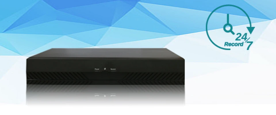 SUNBA Цифровой видеорегистратор 1080p HD ONVIF NVR 8CH H.265 для сетевой камеры(NVR-F2008PL)- без жесткого диска