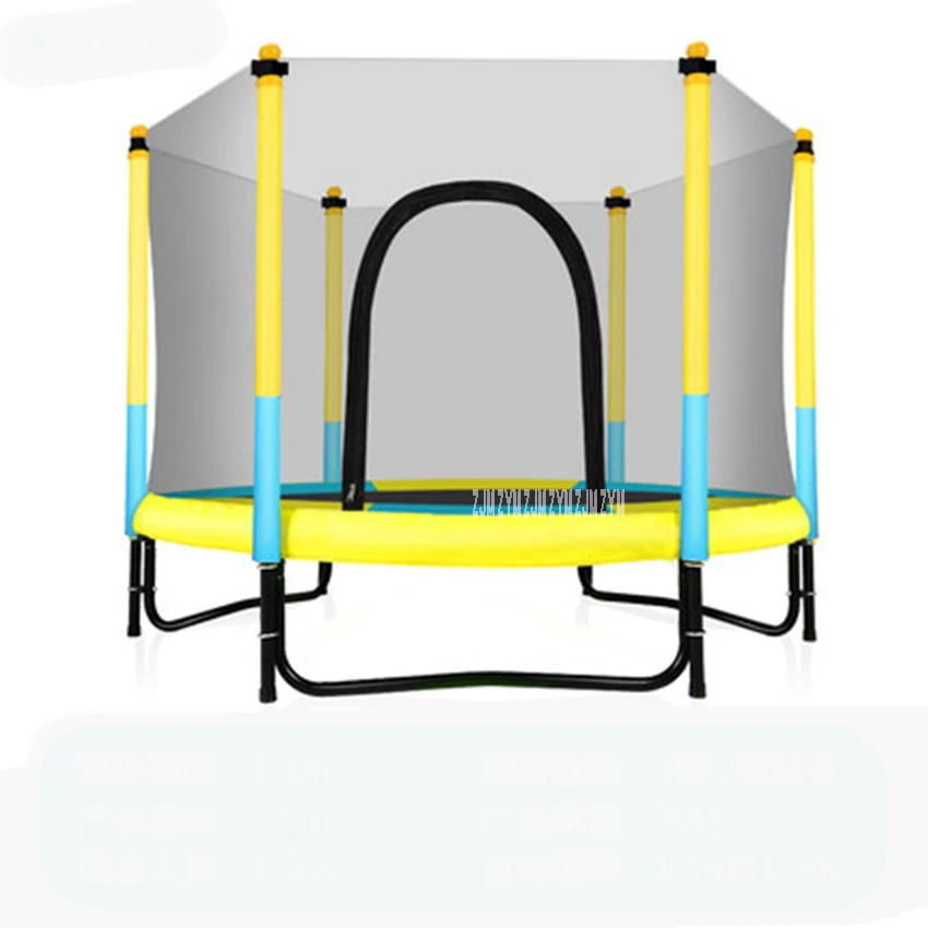 Мини батут 60 дюймов круглый детский корпус подкладка-сетка Rebounder наружные Упражнения домашние игрушки прыгающая кровать Nax нагрузка 150 кг PP, сплав