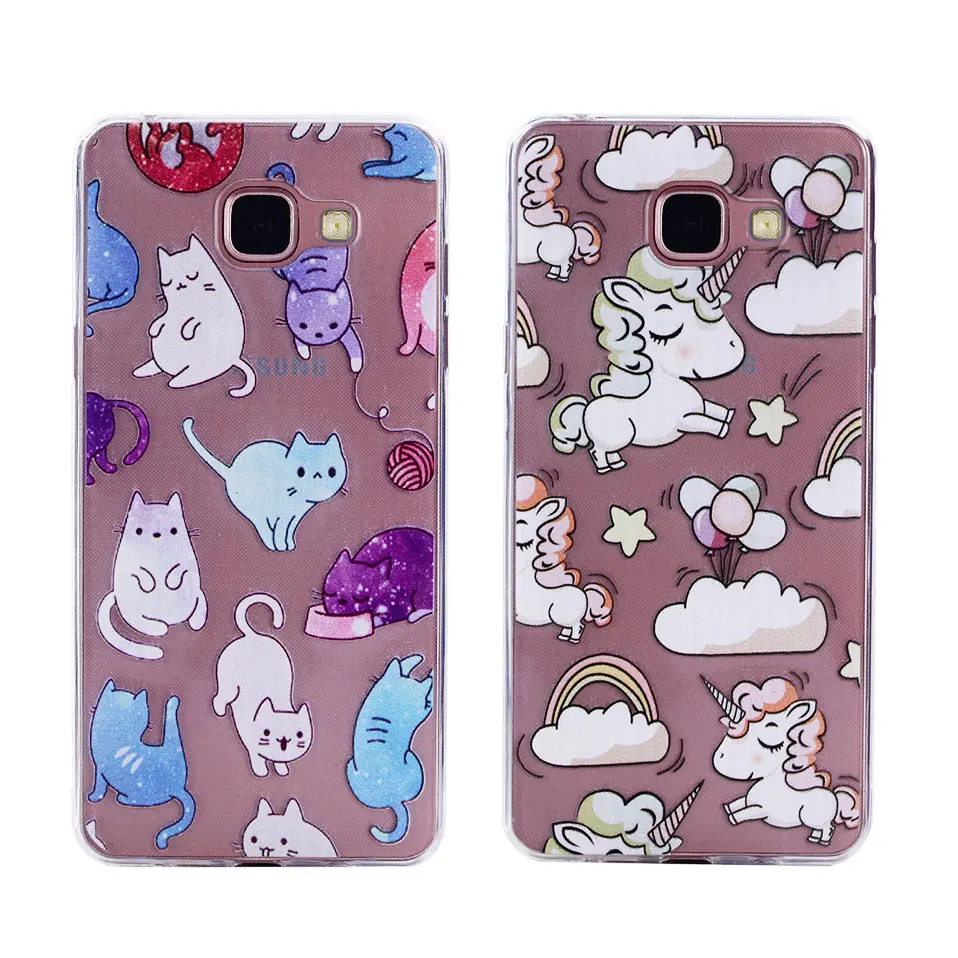 Чехол для телефона samsung Galaxy A3 A5 2016 2017 Coque ультра тонкий мягкий силиконовый задняя