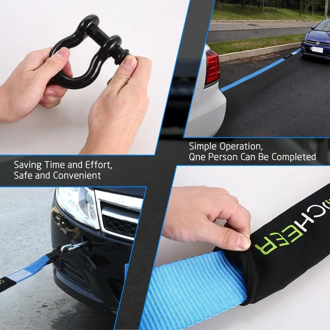 Буксировочный рекуперационный ремень сверхмощная рукоятка 8 1 5 - Цена: 3 292,96 руб.