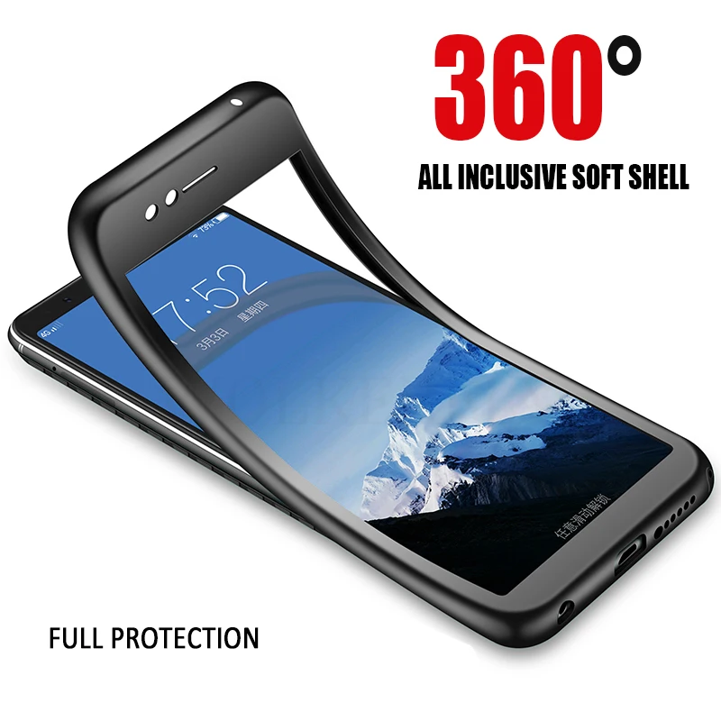 360 силиконовый чехол для huawei Коврики 20 10 Lite P20 Y9 Y6 Y5 Y7 Prime Honor фотоаппаратов моментальной печати 7S 8X 7A Pro 7C 10 9 Lite Nova 3 3i P Smart