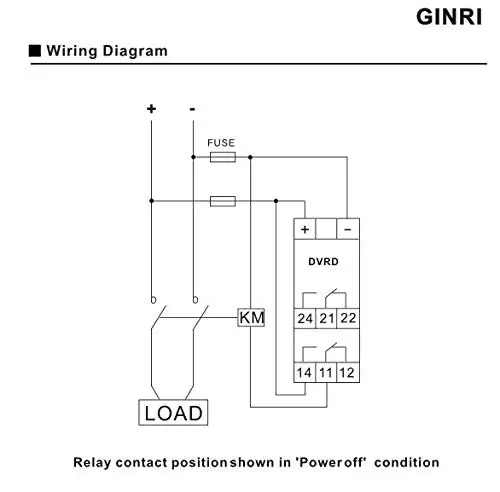 DVRD реле контроля напряжения DC 12 V/24 V/36 V/48 V реле перенапряжения и защиты под напряжением 35 линейная направляющая 13-17V 10-14V