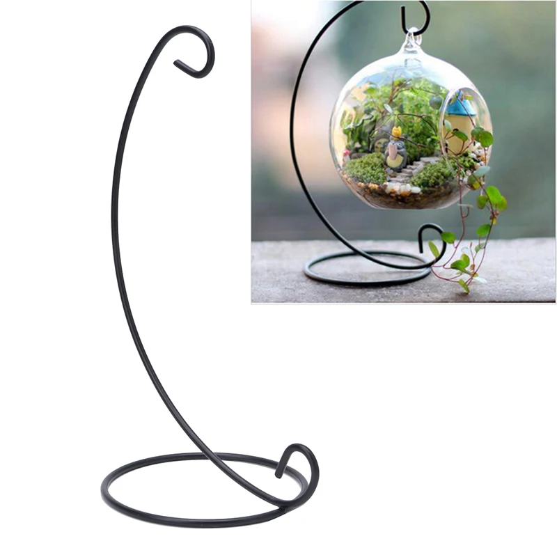 Подвесная подставка для вазы стеклянная цветов|terrarium containers|vase standhanging glass |