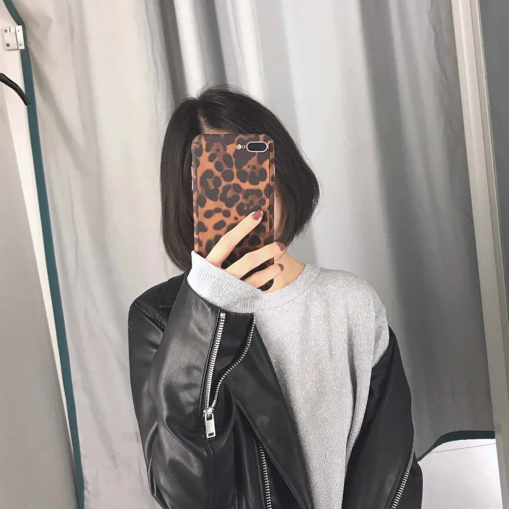 2 в 1 комбинированный чехол с леопардовым принтом стильный для iphone 6 7 8 plus X Xs max Xr
