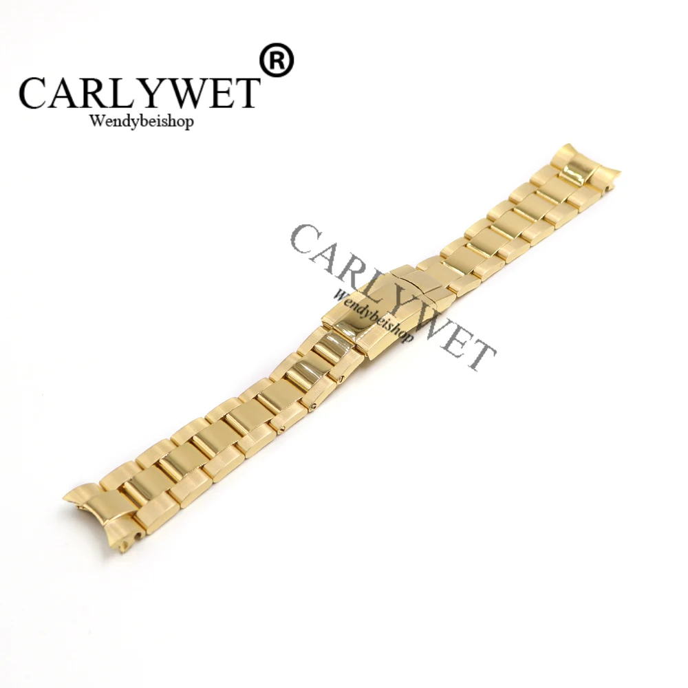 CARLYWET 20 мм 316L нержавеющая сталь твердые изогнутые концевые винтовые звенья