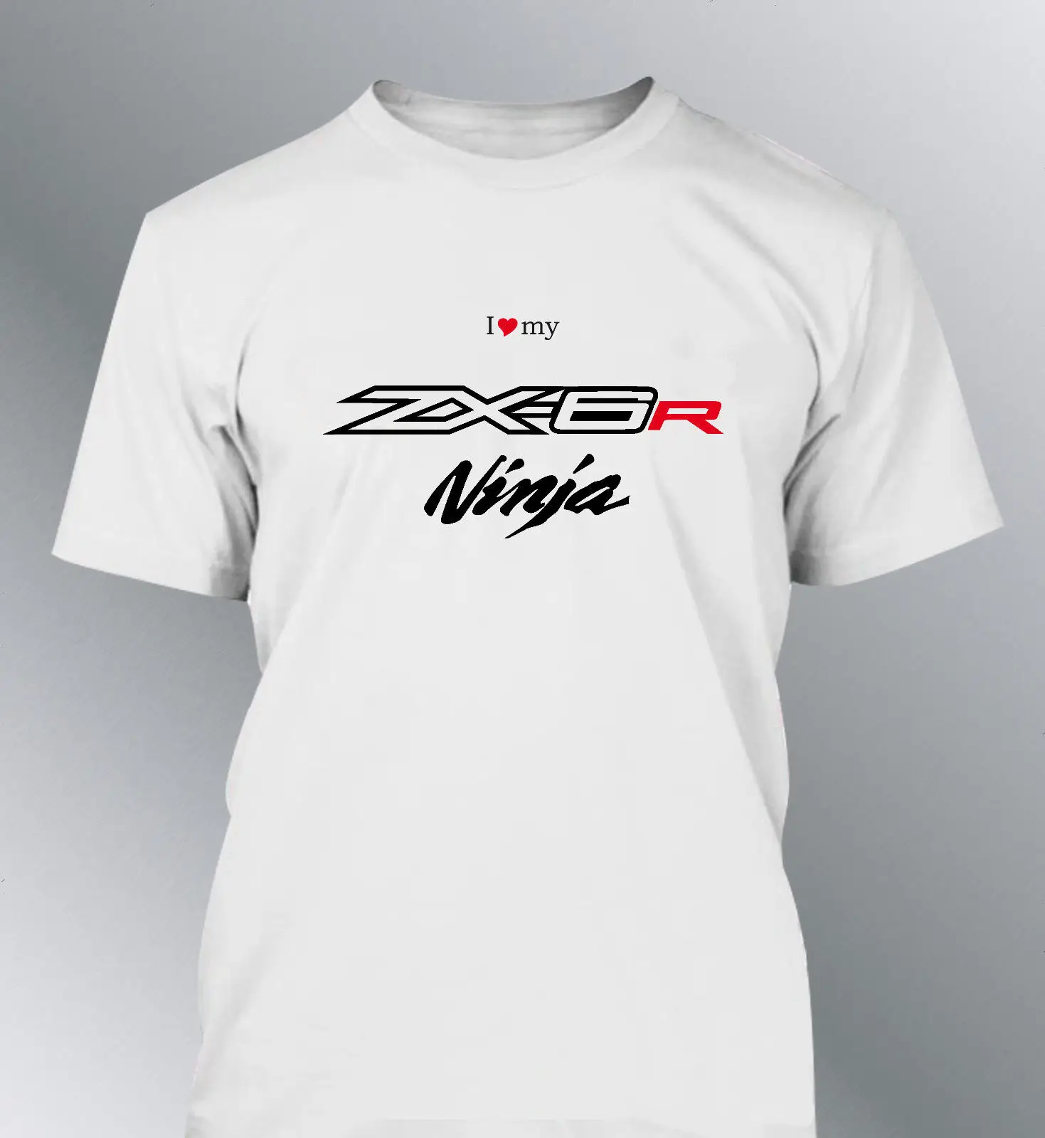 Футболка на заказ ZX6R S M L XL XXL man moto Ninja ZX 6R 2013 636 | Мужская одежда