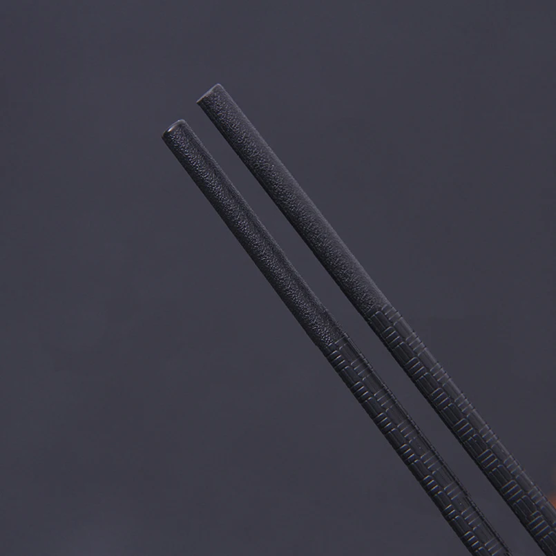 1 Пара Китайский Стиль Винтаж палочки дозирующая детская ложка для черное дерево