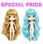 Шарнирные подвижные куклы Blyth, волосы, сделай сам, обнаженные игрушки BJD, модные куклы Blyth, подходят для переодевания, изменения макияжа, рождественский подарок для девочки