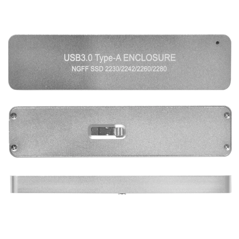 SP USB3.0 Алюминий HDD чехол TYPE-A NGFF M2 SSD Внешний корпус для жесткого диска Enbedded адаптер жесткого диска для 2242 2260 2280 телескопический