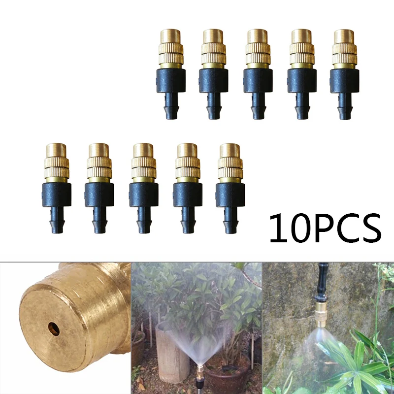 10X Резьбовая латунь для систем увлажнения и туманообразования насадка орошения