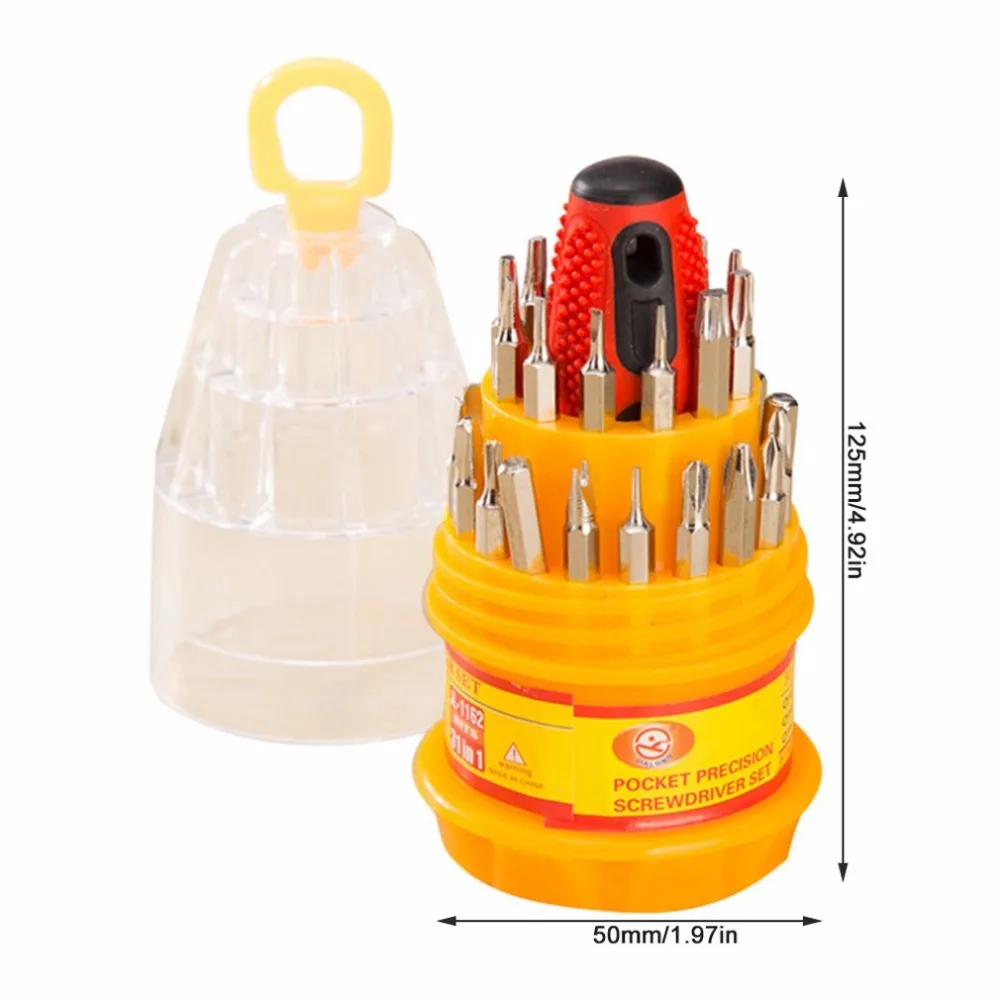 31 в 1 Набор отверток многофункциональная отвертка бит для сотового телефона часы