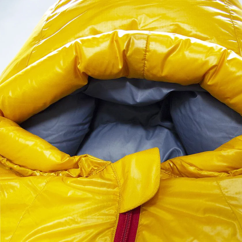 Ледяное пламя 20D Сверхлегкий Кемпинг Мумия 90% белый утиный пух спальный мешок 3