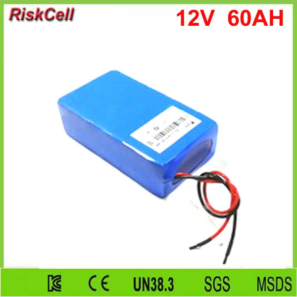 1 шт./лот литий ионная батарея высокой емкости 60Ah 12v для устройств|lithium battery|battery