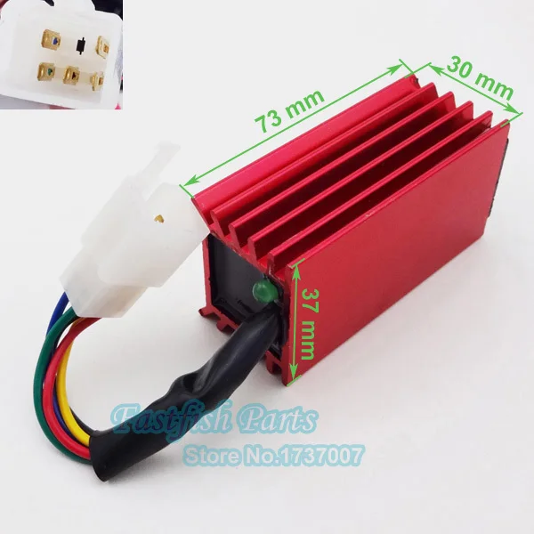 5 контактная алюминиевая гоночная Свеча зажигания CDI & A7TC для 50cc 70cc 90cc 110cc 125cc Loncin