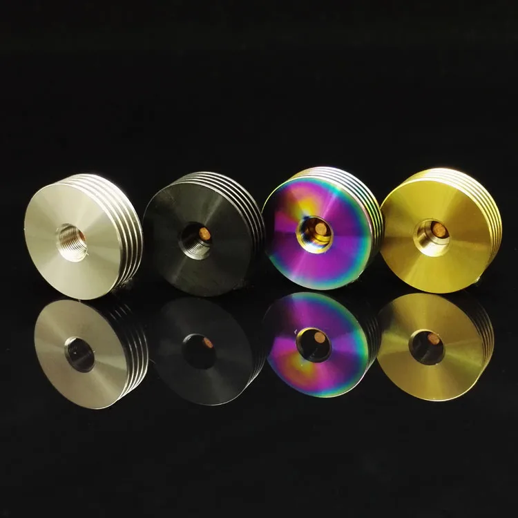 VapeSoon цветной 24 мм Диаметр E-Cig металлический радиатор для 510 адаптера бака