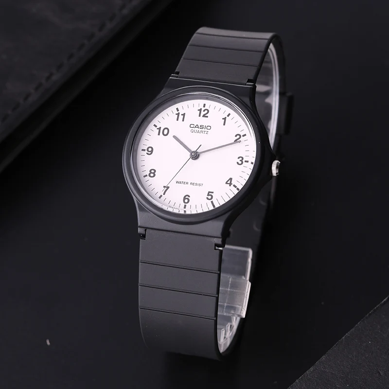 Casio Часы Модные Простые циферблат кварцевые мужские настольные MQ-24-7B